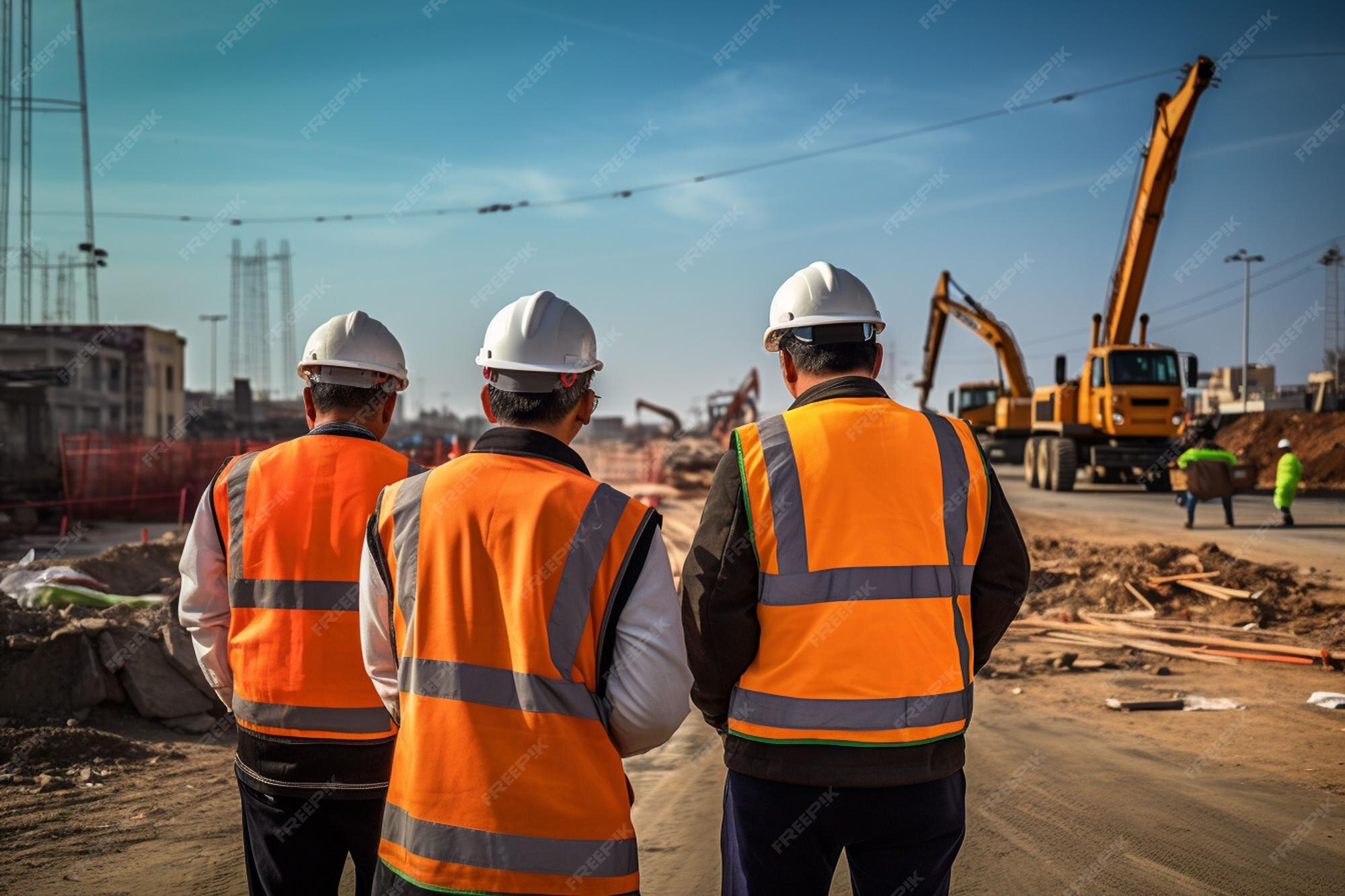 Premium AI Image Road Construction Supervision Team Civil Engineers premium-ai-image-road-construction-supervision-team-civil-engineers