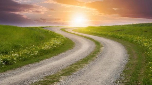 Road in the country side