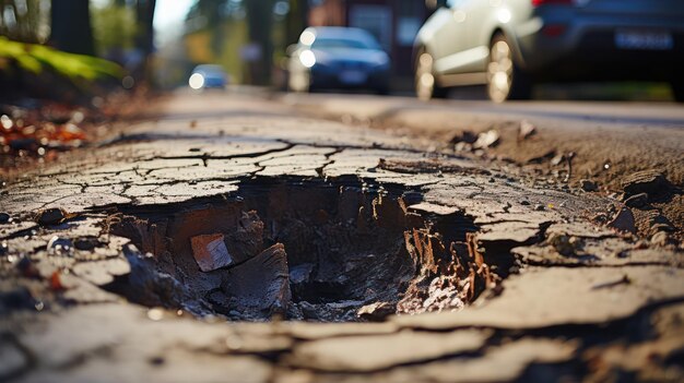 地震による道路被害