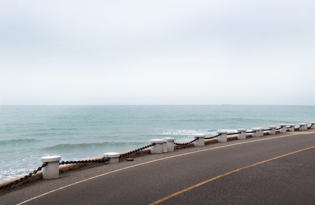 あなたの装飾と海の風景のための自由空間の道