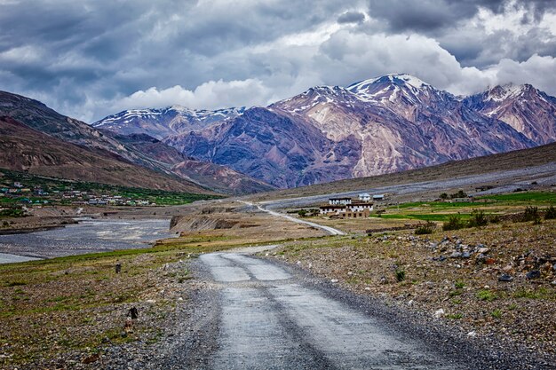 Road in Himalayas