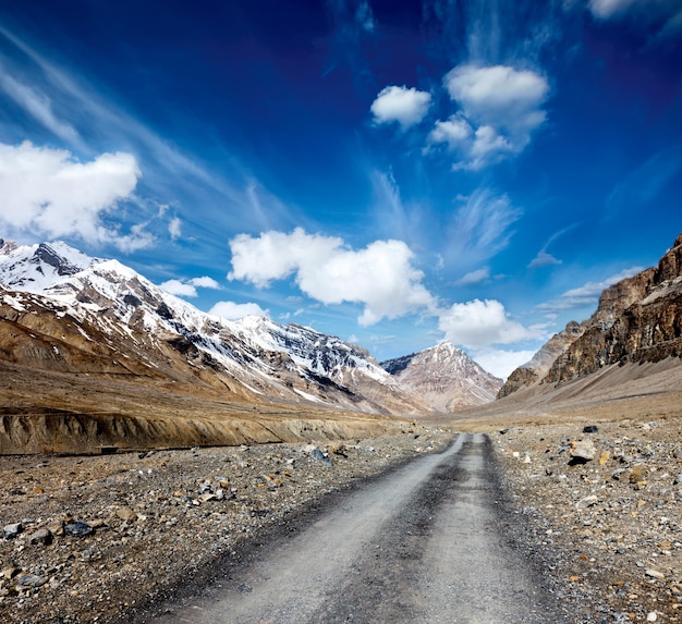 Road in Himalayas