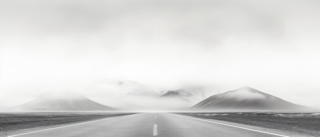 A road isolated on white background