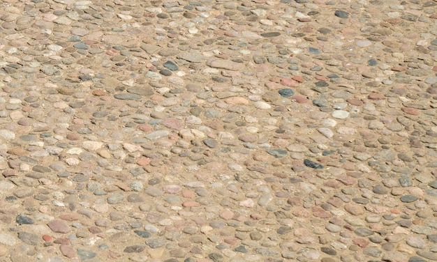 Road made of stones