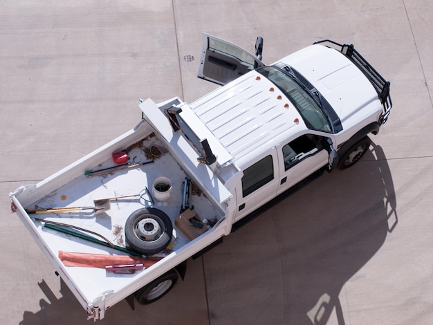 Road maintenance truck.