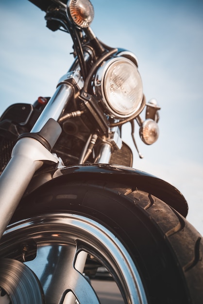 Road motorcycle wheel closeup freedom