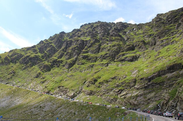 A road on a mountain