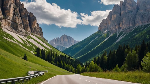 Image Tress Way image beautiful image beautiful image beautiful image beautiful image beautiful image beautiful image beautiful - Road in mountains at sunny day in summer Dolomites Italy Beautiful ...