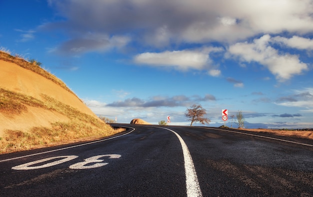 Road in mountains