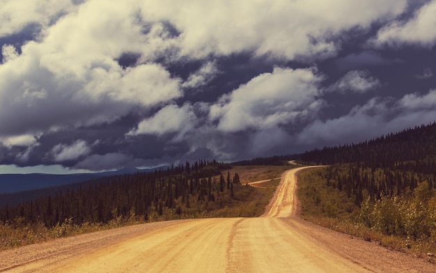 Road in mountains