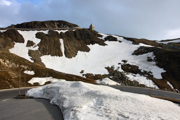 Photo road at the mountains