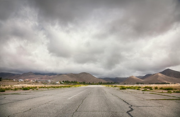 Road to mountains