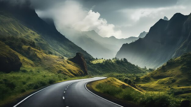 road in the mountains