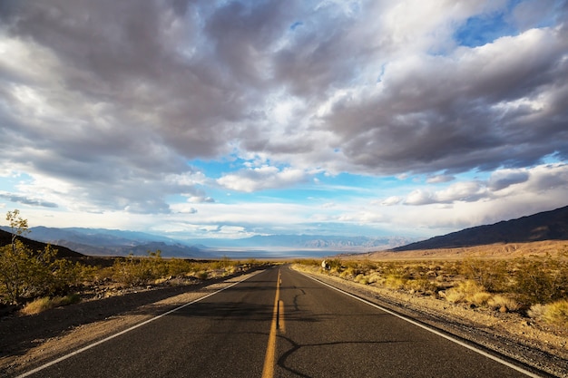 Road in the prairie country