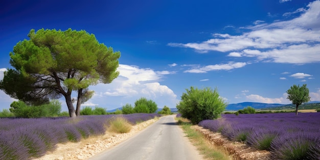 The Road in Provence Generative AI