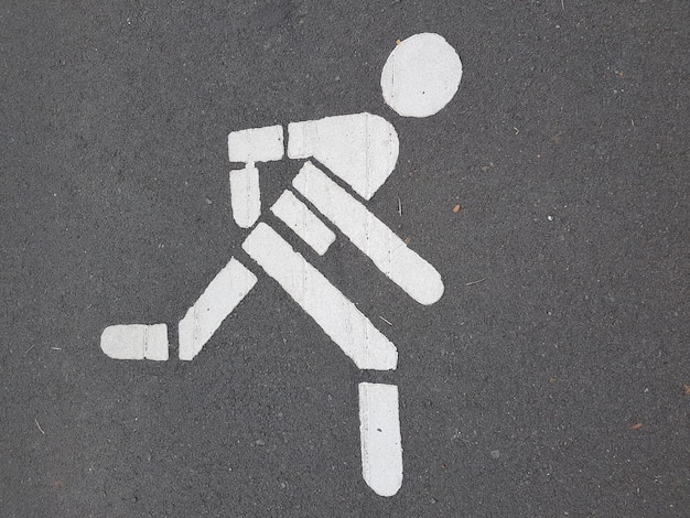 Road sign on street