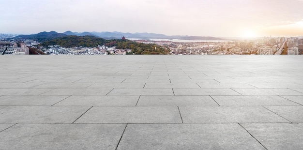 Foto pavimenti stradali ed edifici del distretto finanziario