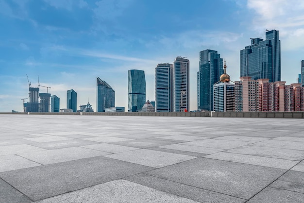 Road Surfaces and Financial District Buildings