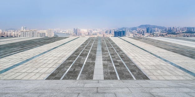 Road Surfaces and Financial District Buildings