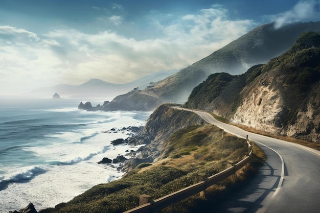 Foto una strada che ha il nome della strada sopra