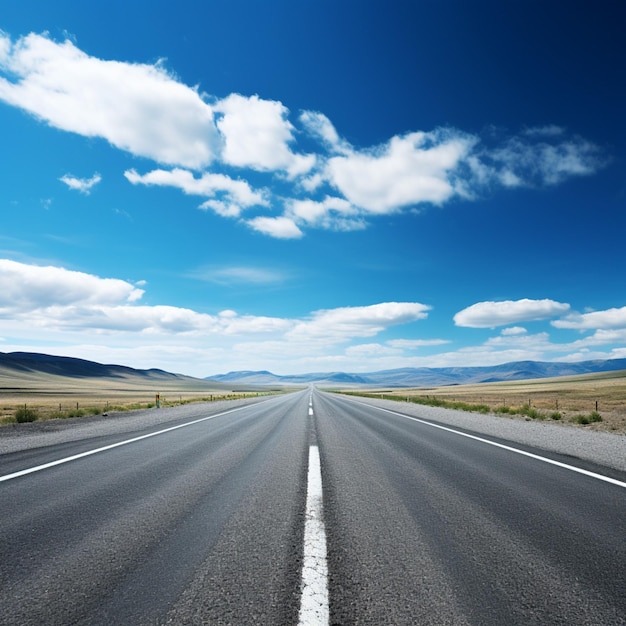 Road with white background high quality ultra hd