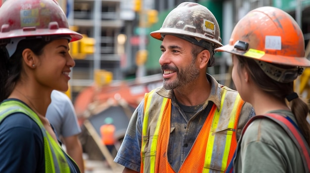 Photo road worker construction road workers inspecting construction engineer worker tablet working on site road construction men architecture builder building surveyoraugust 172022surrey bc canada