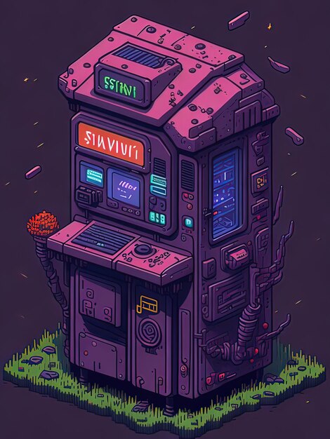 Roadside Convenience 64Bit Pixel Art Inspired by Stardew Valley