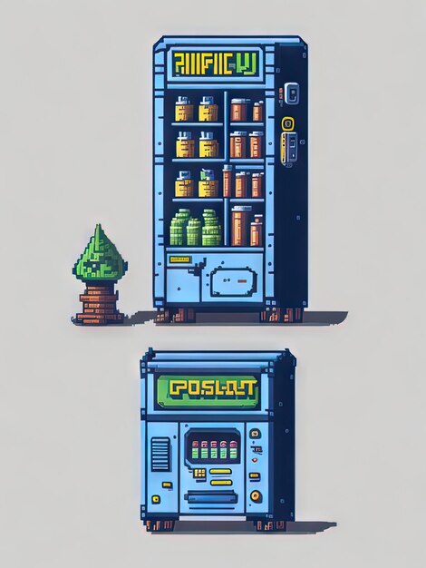 Roadside Convenience 64Bit Pixel Art Inspired by Stardew Valley