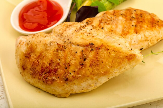 Roasted chicken breast