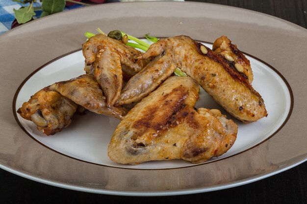 Roasted chicken wings