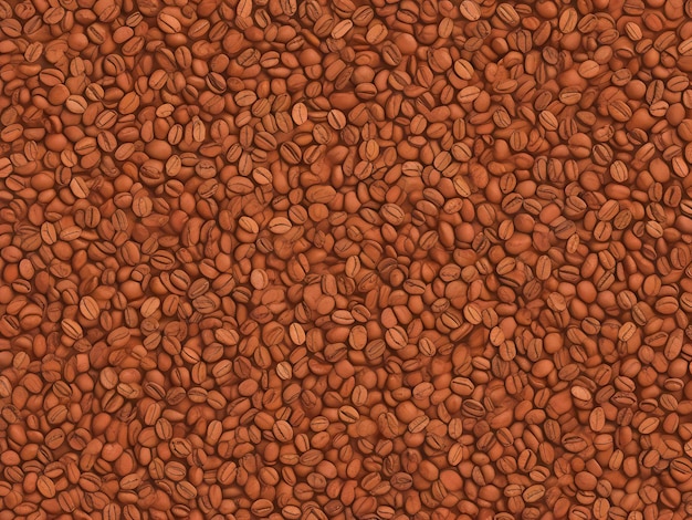 Roasted Coffee bean background generative AI