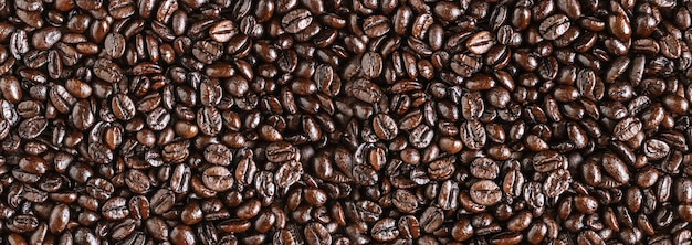 Roasted coffee beans background. can be used as a background.