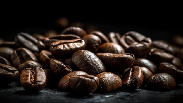 Roasted coffee beans background roasted coffee beans can be used as a background