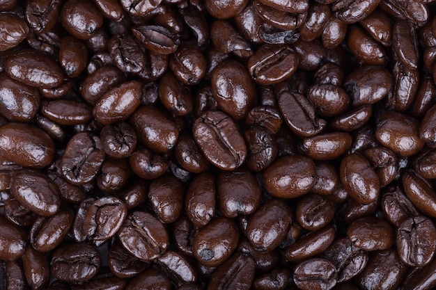 Roasted Coffee Beans background texture