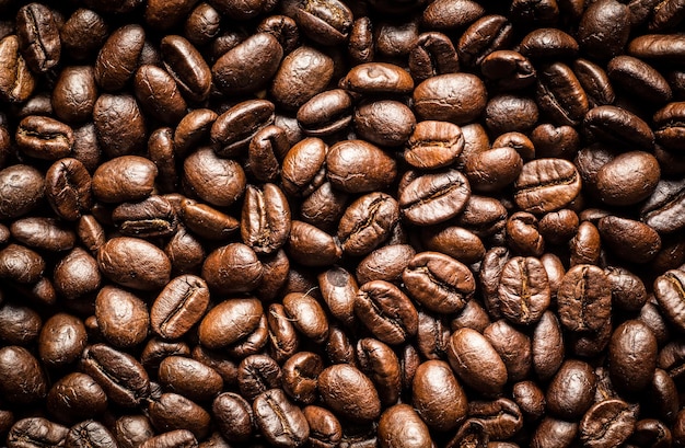 Roasted Coffee Beans background texture