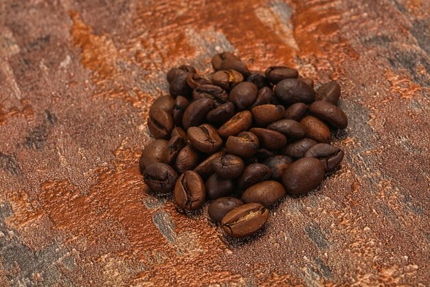 Roasted coffee beans for cooking