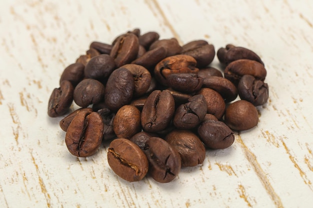 Roasted coffee beans for cooking