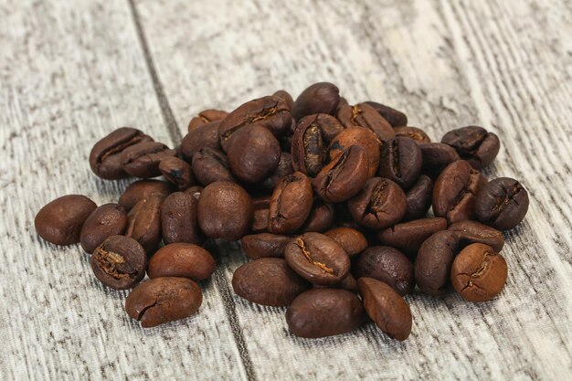 Roasted coffee beans for cooking