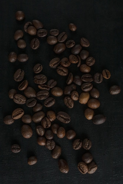 Roasted coffee beans. Cup of coffee. Coffee theme. Type of drink. Coffee house.