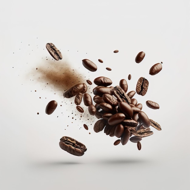 roasted coffee beans generative ai