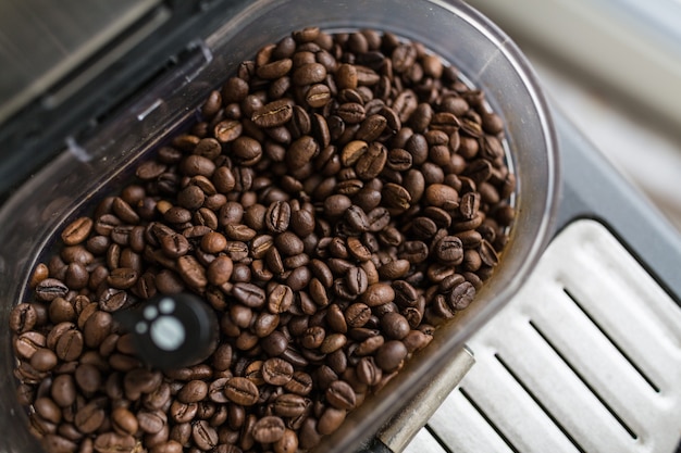 Foto chicchi di caffè tostati