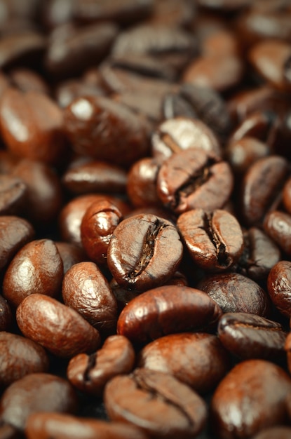 Roasted coffee beans