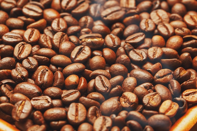 Roasted coffee beans