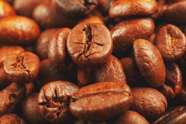 Roasted coffee beans