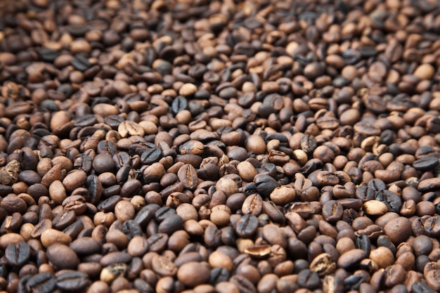 Roasted coffee texture