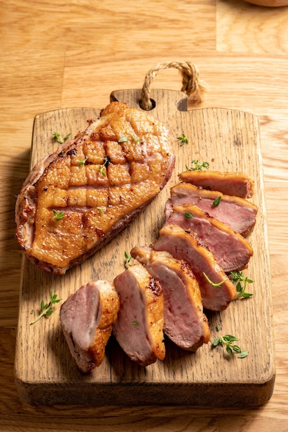 Roasted duck breast