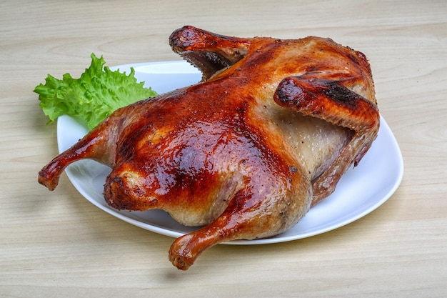 Roasted duck