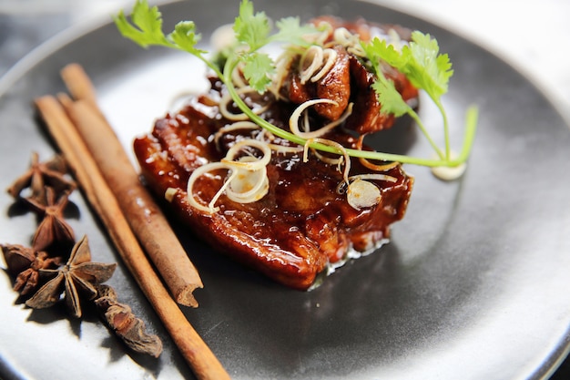 Roasted pork Belly with Chinese Herbs