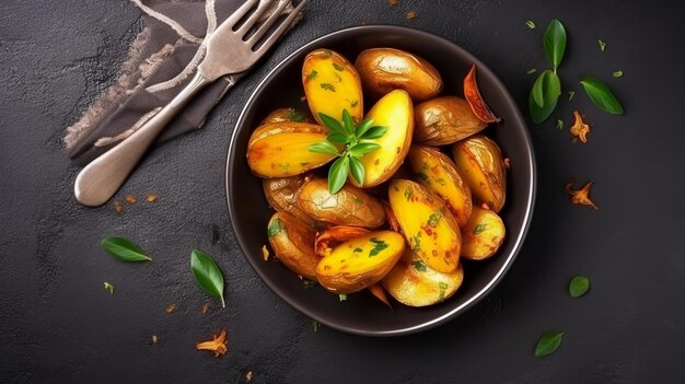 Roasted Potatoes with Herbs and Spices