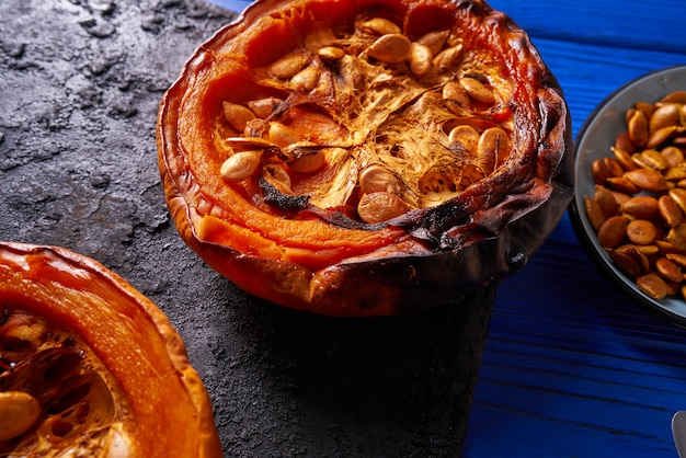 Roasted pumpkin recipe outumn halloween